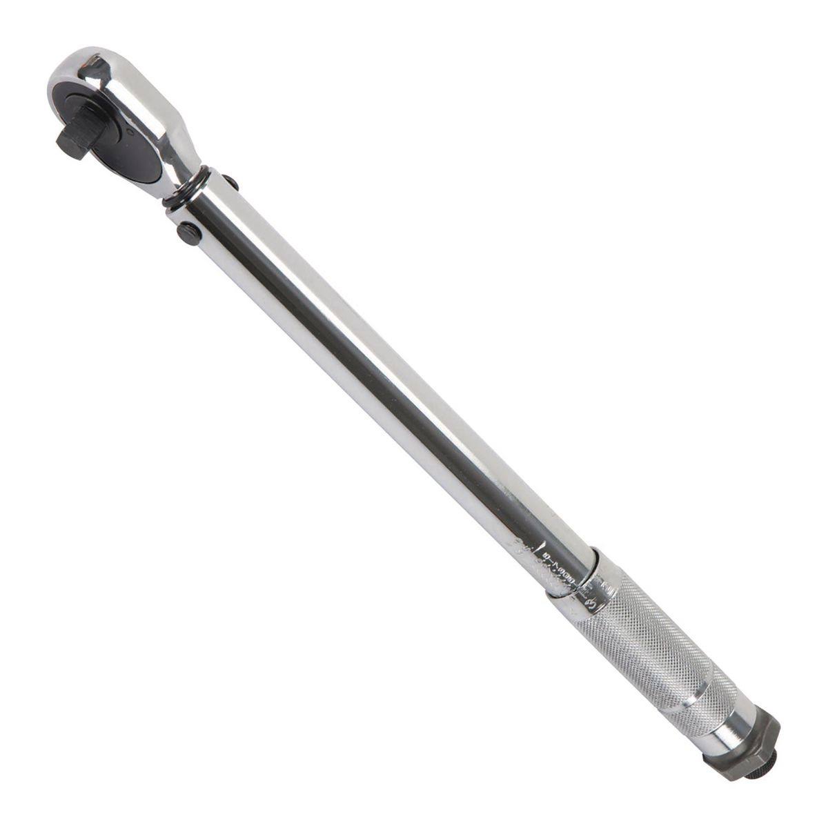 Pittsburgh Pro 3/8 in. Drive 5-80 ft. lb. Click Torque Wrench 63880