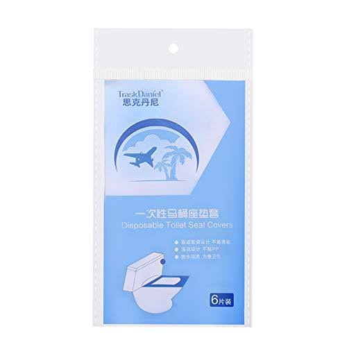 UNAOIWN Toilet Seat Covers Disposable 60 Pack for Travel Toilet Seat Cover Friendly Packing for Kids Potty Training and Adult