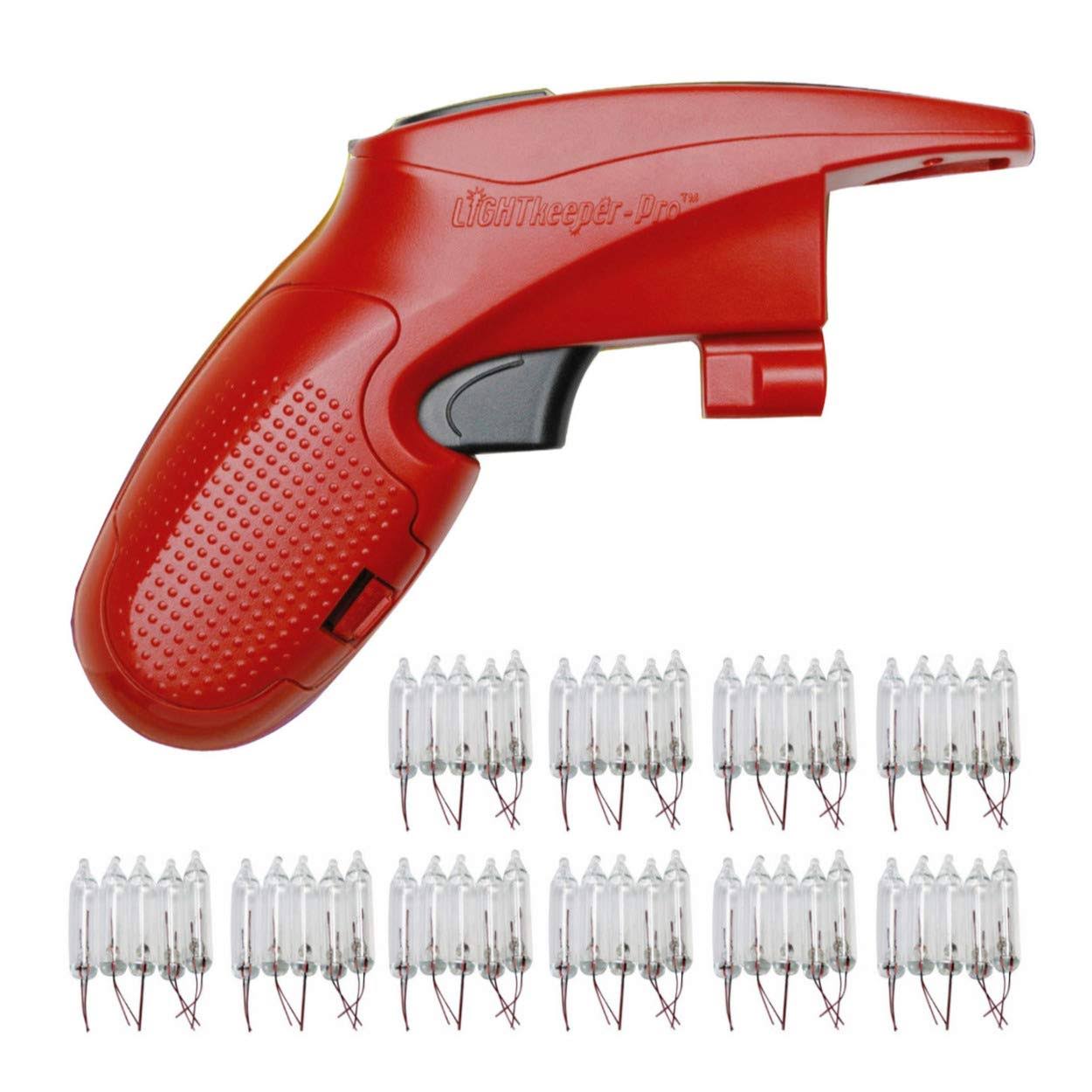 Light Keeper Pro The Complete Tool for Repairing Incandescent Christmas Holiday Light Sets | Bonus Extra 50 Replacement Bulbs | Fix Your String