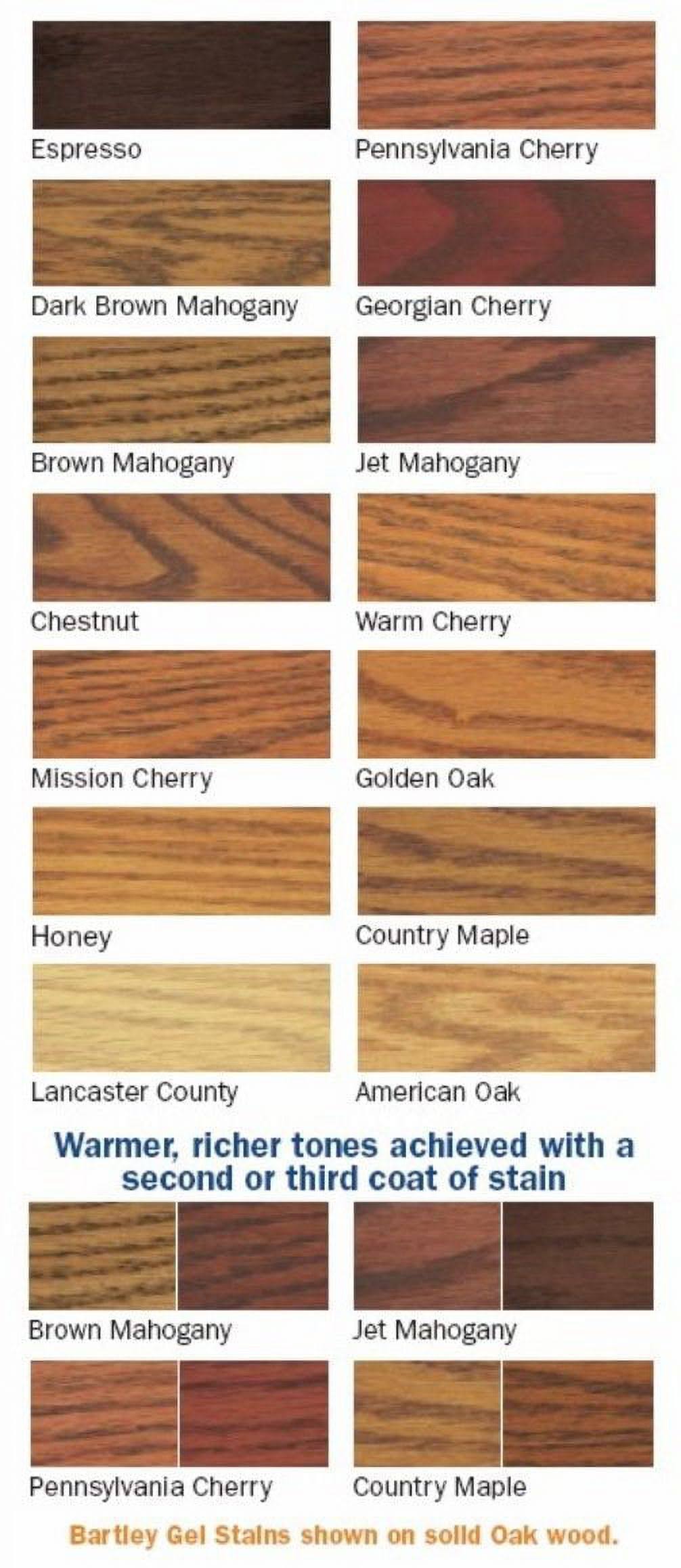 Bartley Gel Stain Lancaster County 1/2 Pint