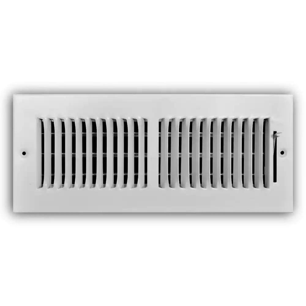 Everbilt 12 in. x 4 in. 2-Way Steel Wall/Ceiling Register in White