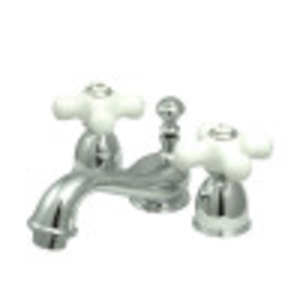 Kingston Brass Chrome Mini Widespread Bathroom Lavatory Faucet KS3951PX