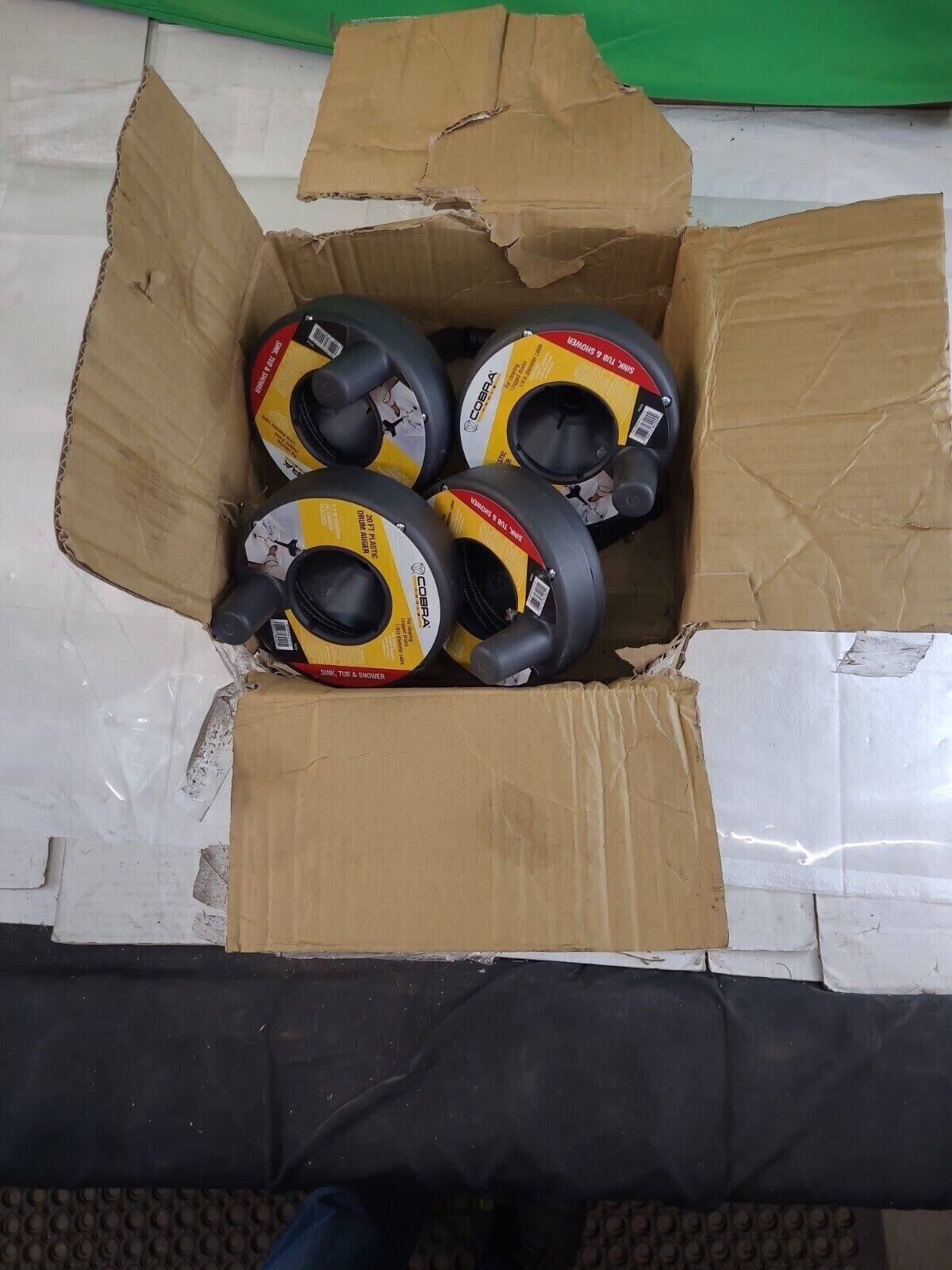 Cobra Plastic Drum Auger, 0.25