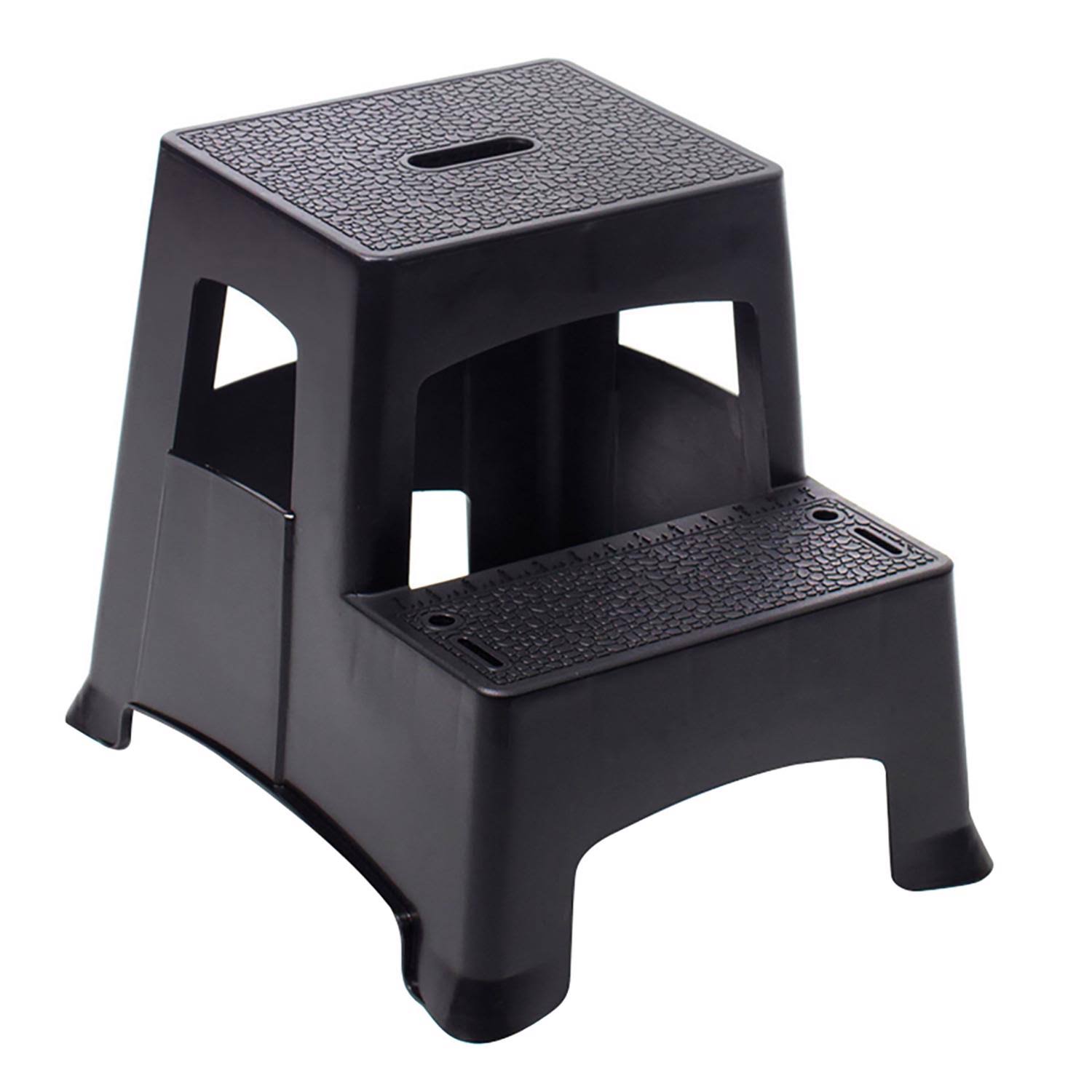Tricam 16 in. H x 15.75 in. W x 19.25 in. D 325 lb. Capacity 2 Step Plastic Step Stool
