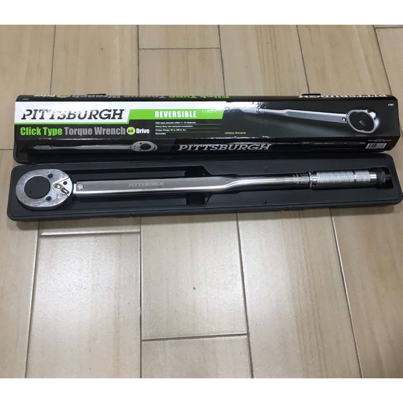 Pittsburgh 3/4 in. Drive Click Type Torque Wrench 63883