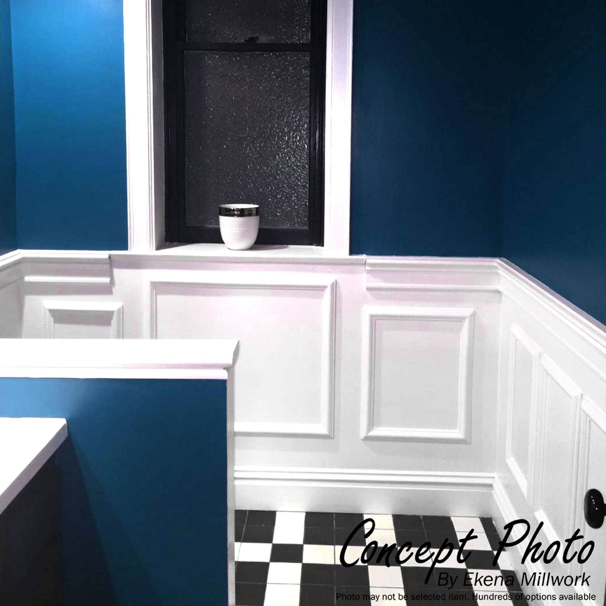 Ekena Millwork PNL16X20AS-01 16 x 20 x 0.5 in. Ashford Molded Classic Wainscot Wall Panel