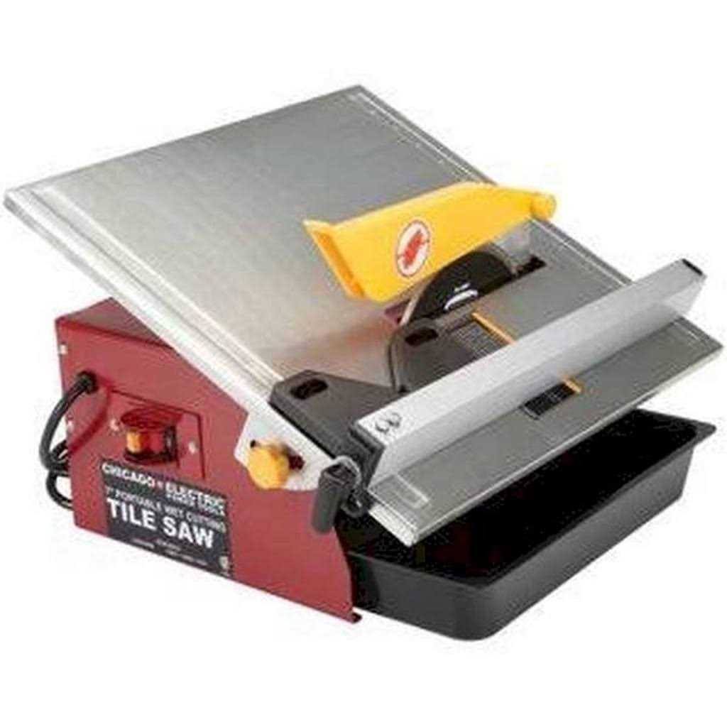 Chicago Electric 7 in. Portable Wet Cut Tile Saw 69231