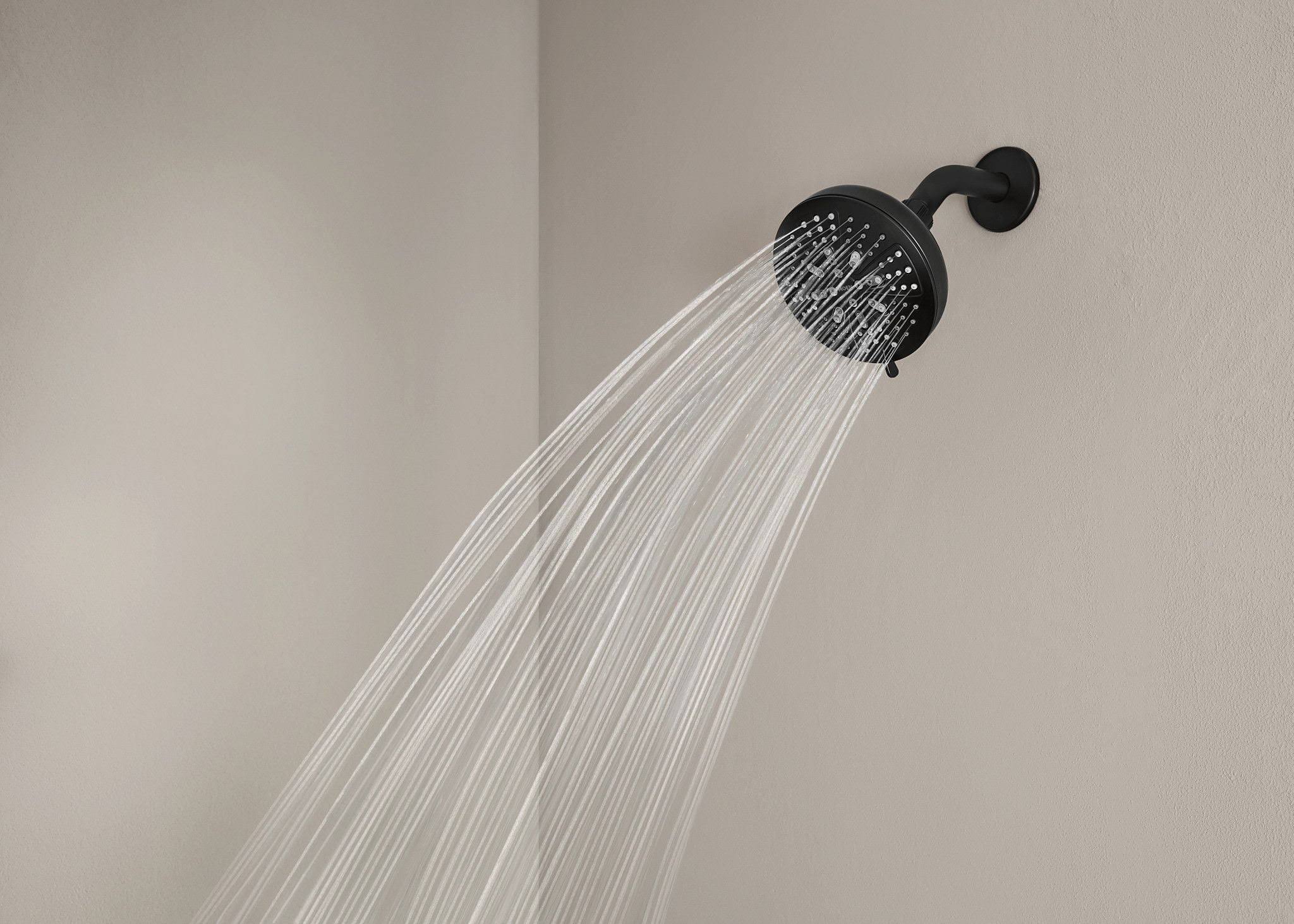 Moen Hydro Energetix 8-Spray 1.75 GPM Fixed Shower Head, Matte Black