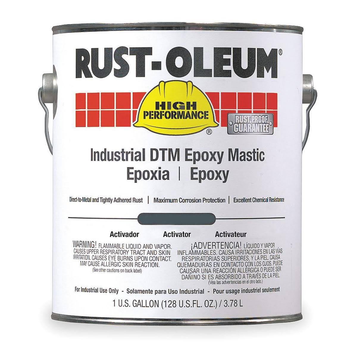 Rust-Oleum 9179402 9100 Epoxy Mastic Coating,Black,1G