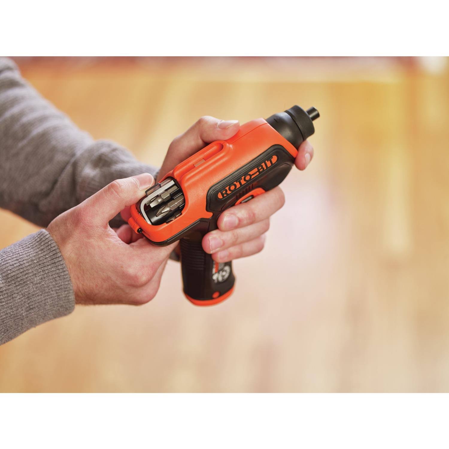 Black & Decker Screwdriver, Storage, 4V BDCS50C