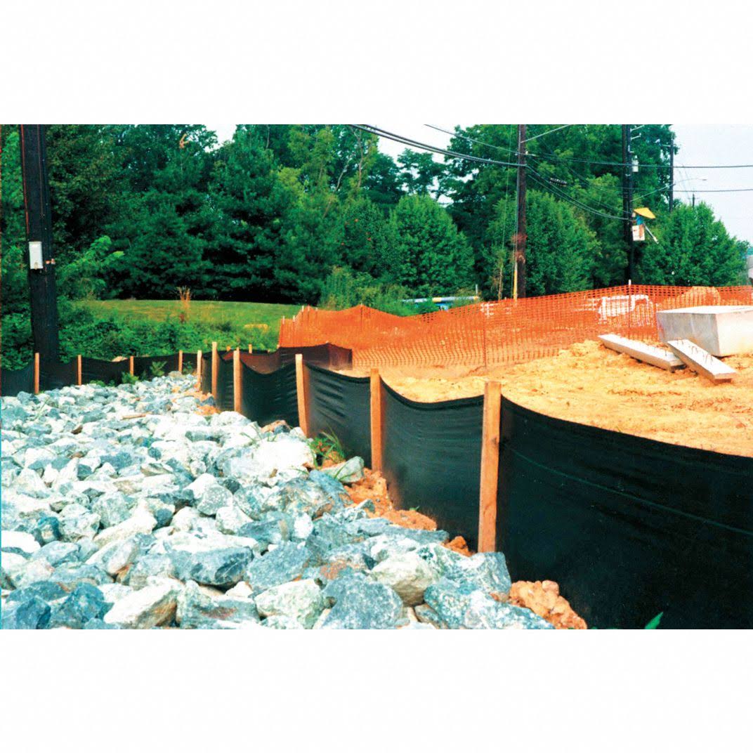 Tenax 2 ft x 100 ft Silt Fence Black