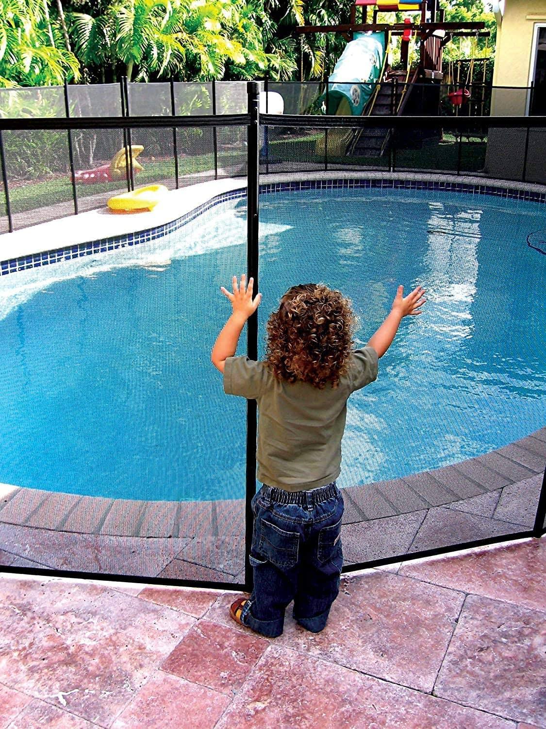 Water Warden 5 ft. x 24 ft. Pool Safety Fence for In-Ground Pool, ASTM Certified, UV Protected