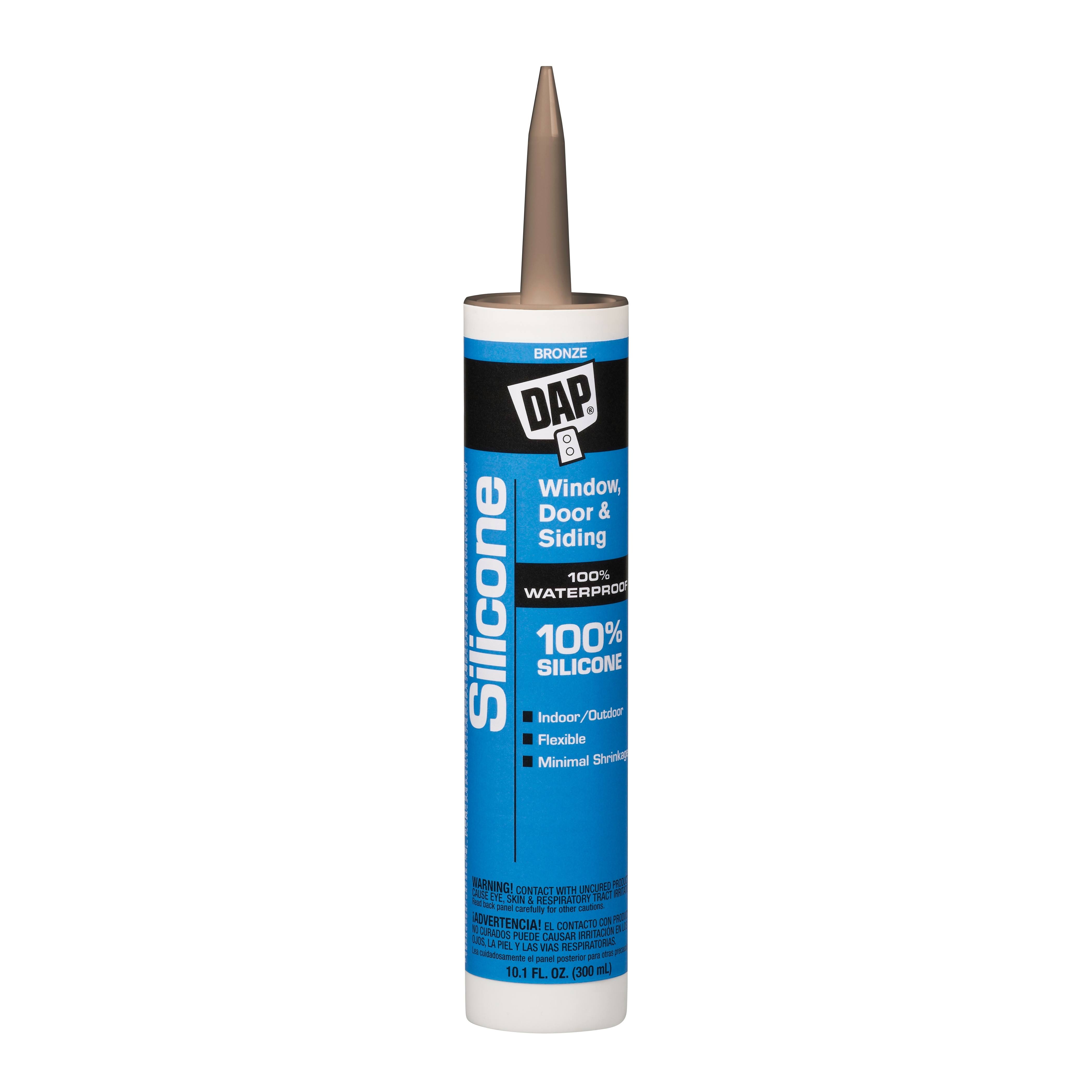Dap Multi-Purpose Bronze Silicone Sealant- 10.1 oz tube