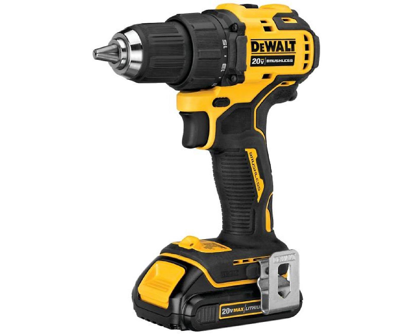 DeWalt DCD708C2 20V Atomic Max Brushless Compact 1/2