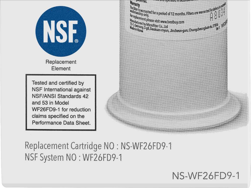 Insignia- Water Filter for Select Insignia Refrigerators- White