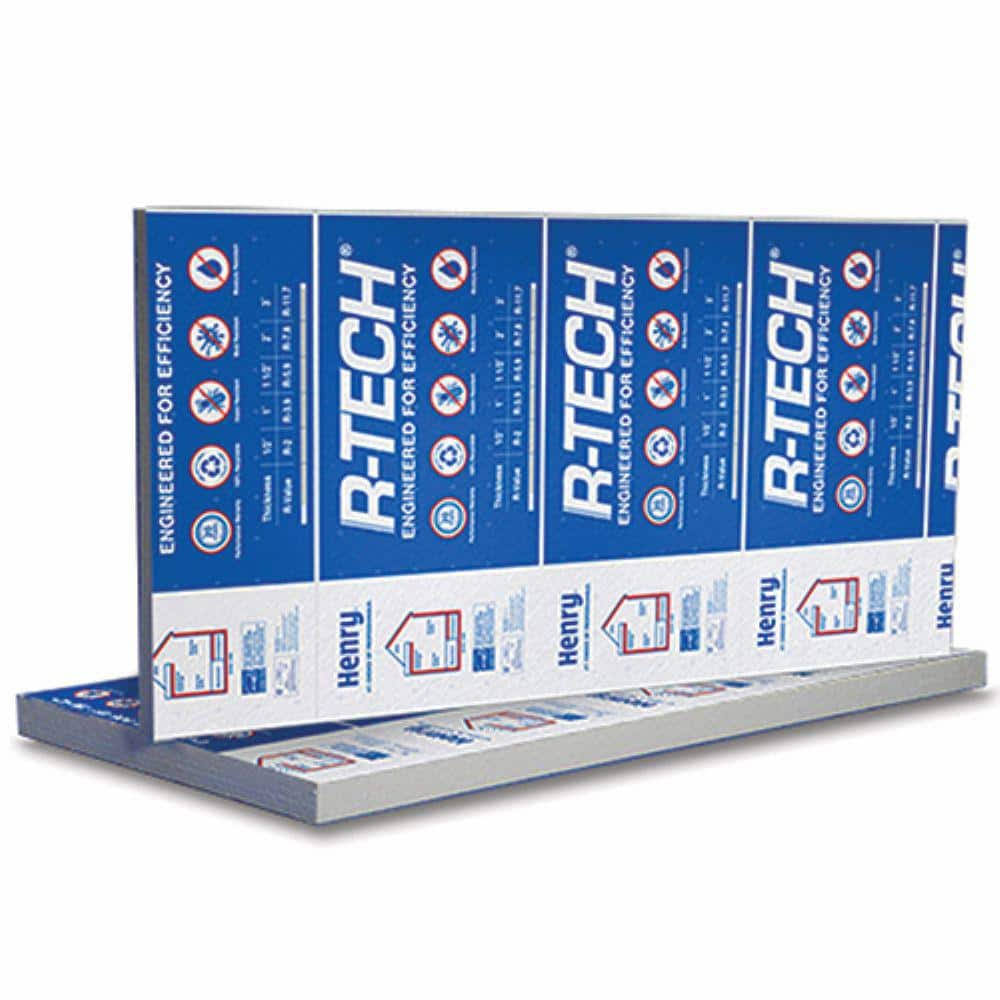 R-Tech 2 in. x 48 in. x 8 ft. R-7.7 EPS Rigid Foam Board Insulation