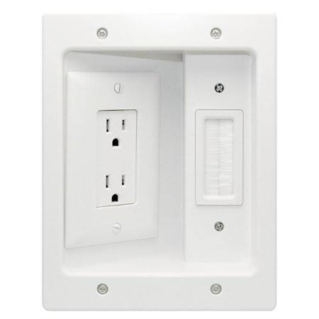 Legrand HT2102-WH-V1 Flat Panel TV Connection Kit