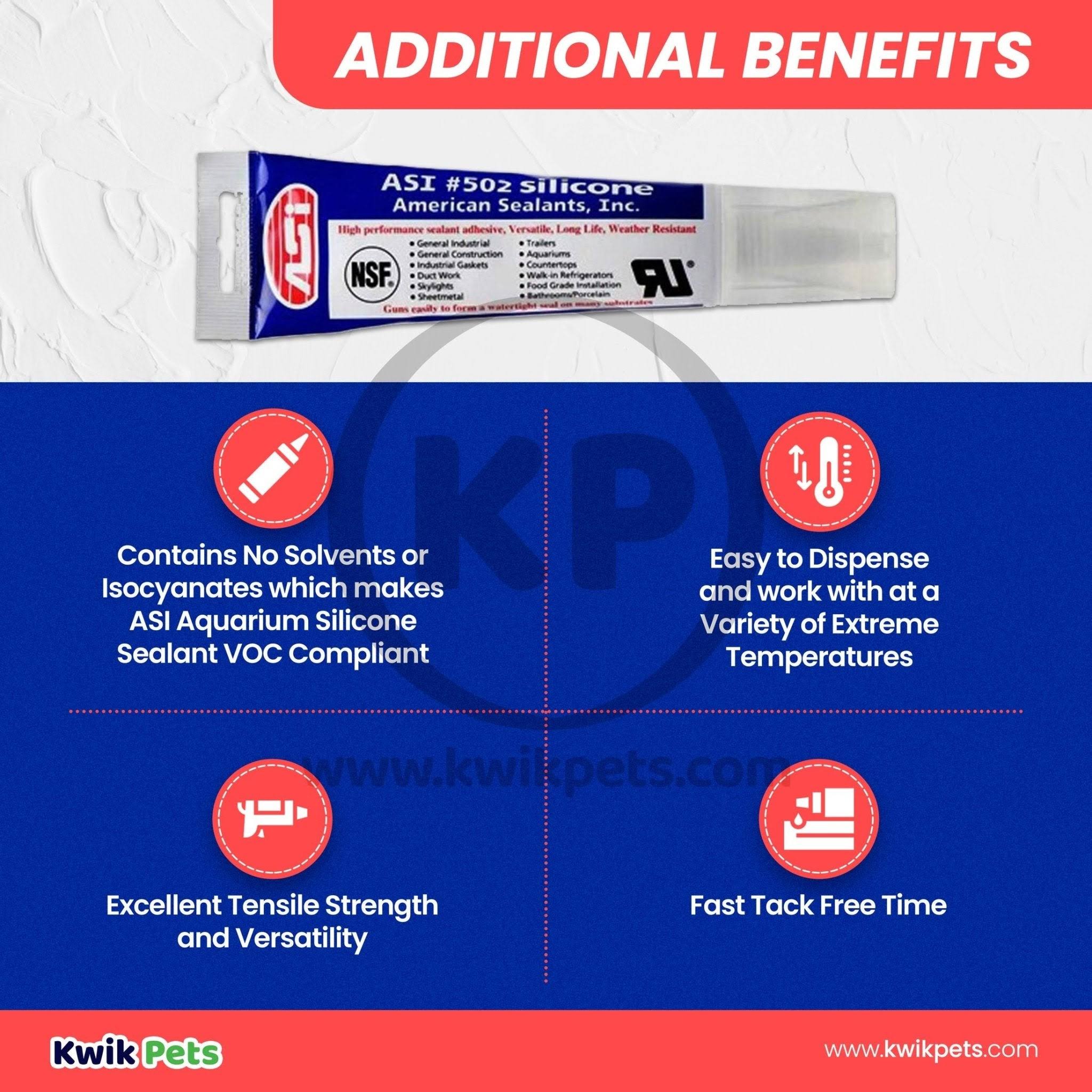 Clear Food Grade Silicone Sealant- 2.8 oz Squeeze Tube
