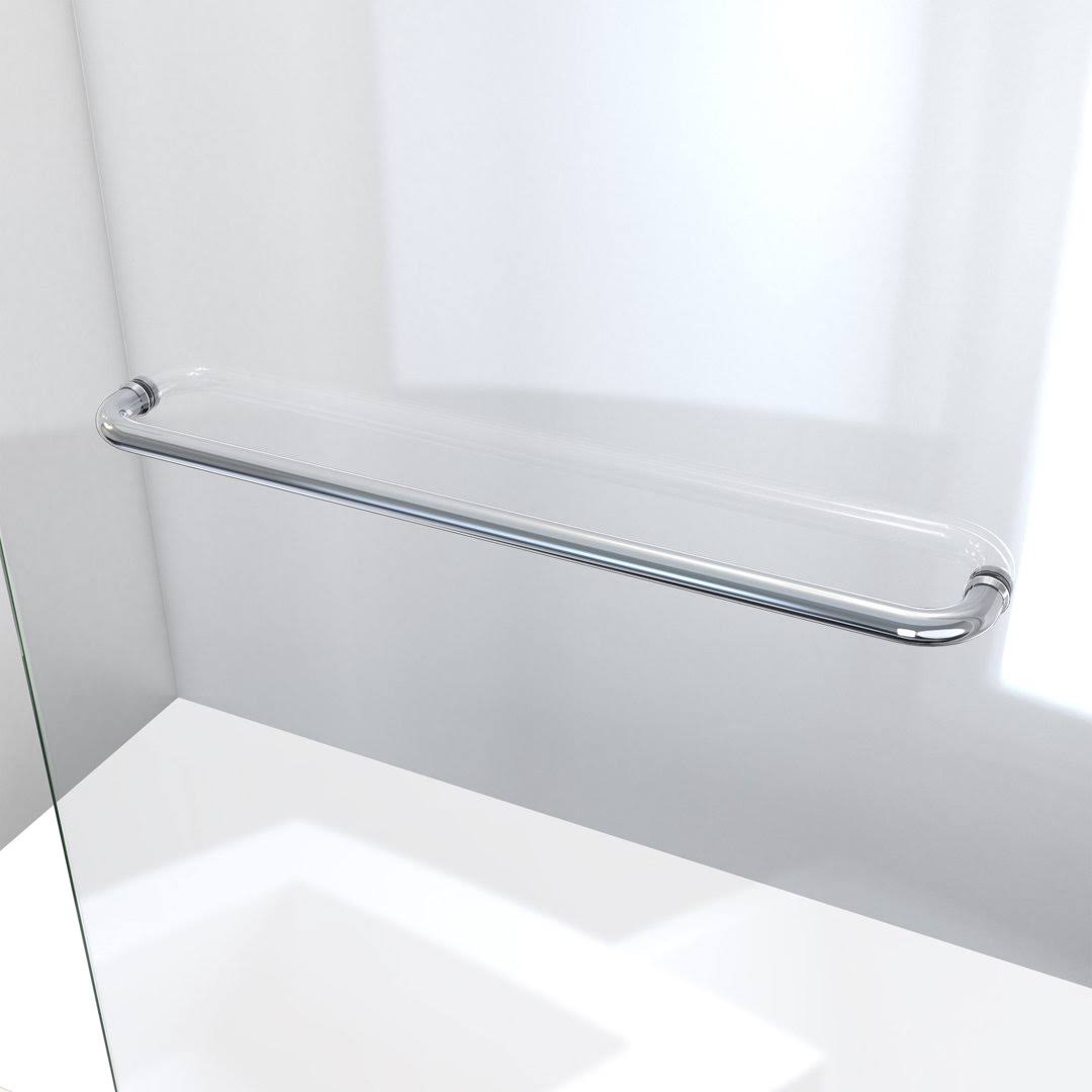 DreamLine Linea 34 in. W x 72 in. H Frameless Shower Screen in Chrome