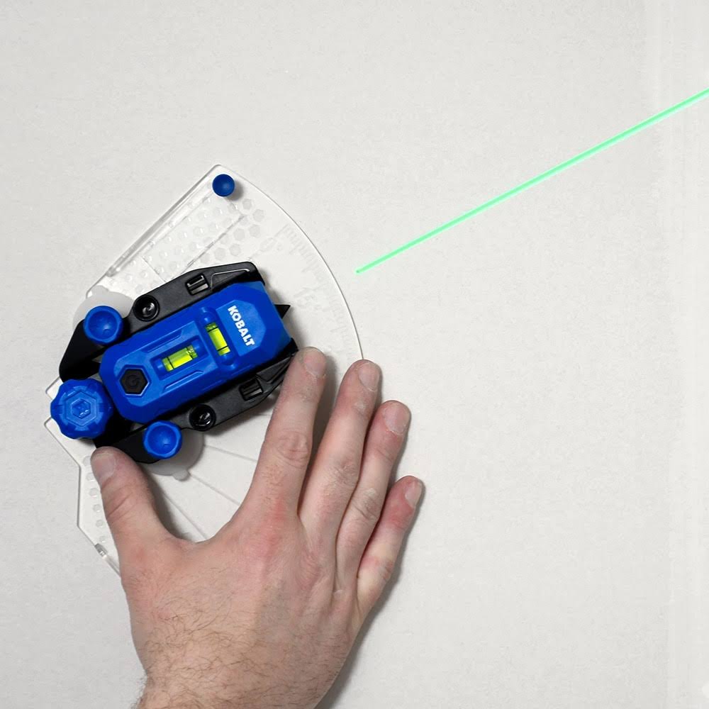 Kobalt Multi-Surface Green 20-ft Indoor Line Generator Laser Level with Line Beam | SMD-RM20UG-LI