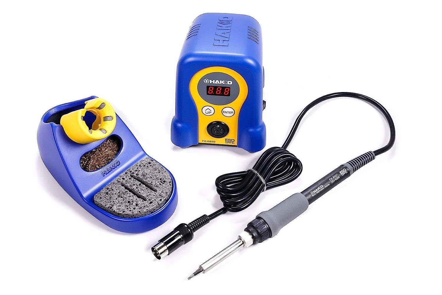 Hakko Fx888d-23by Digital Soldering Station, Blue/Yellow