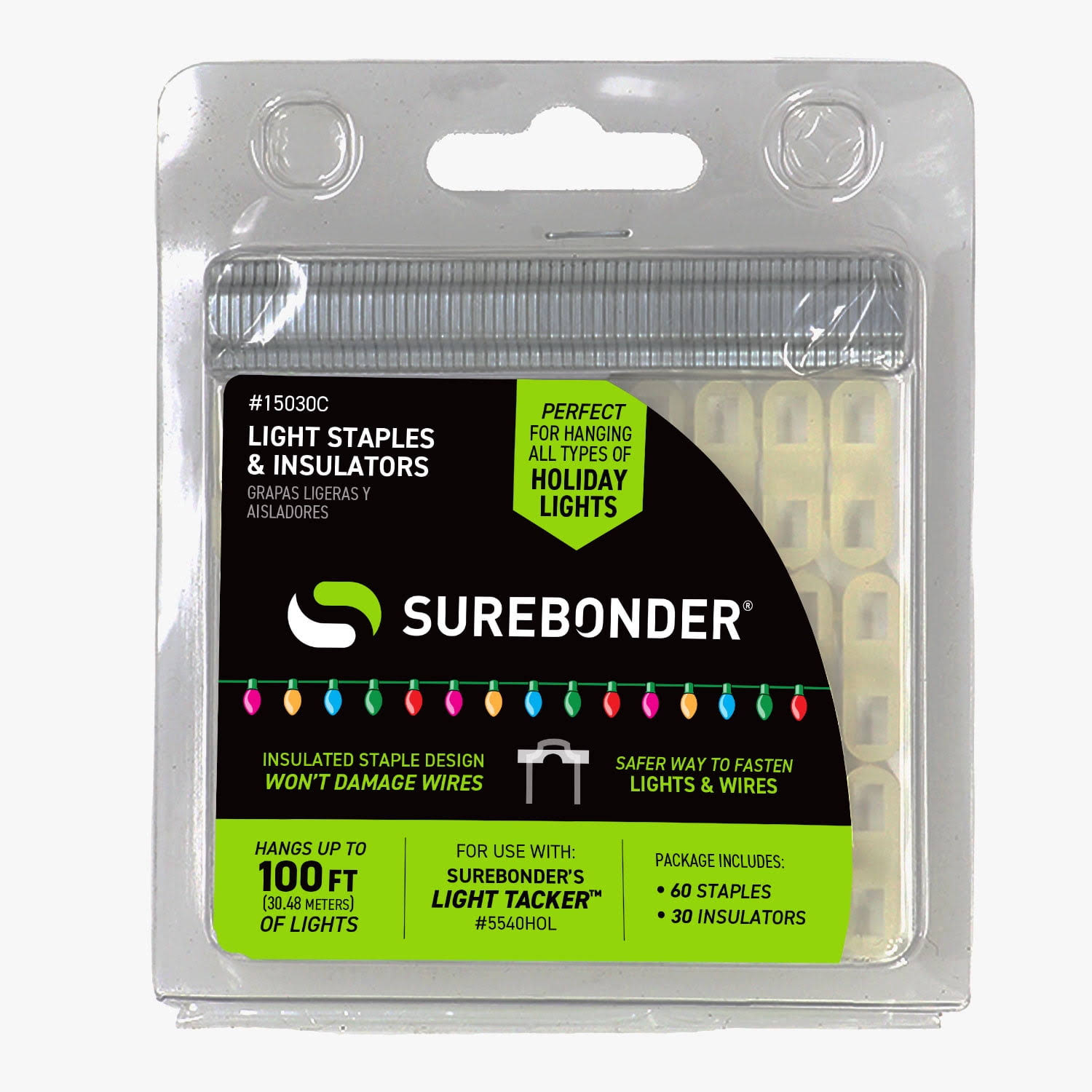 Surebonder Holiday Light Staples and Insulators