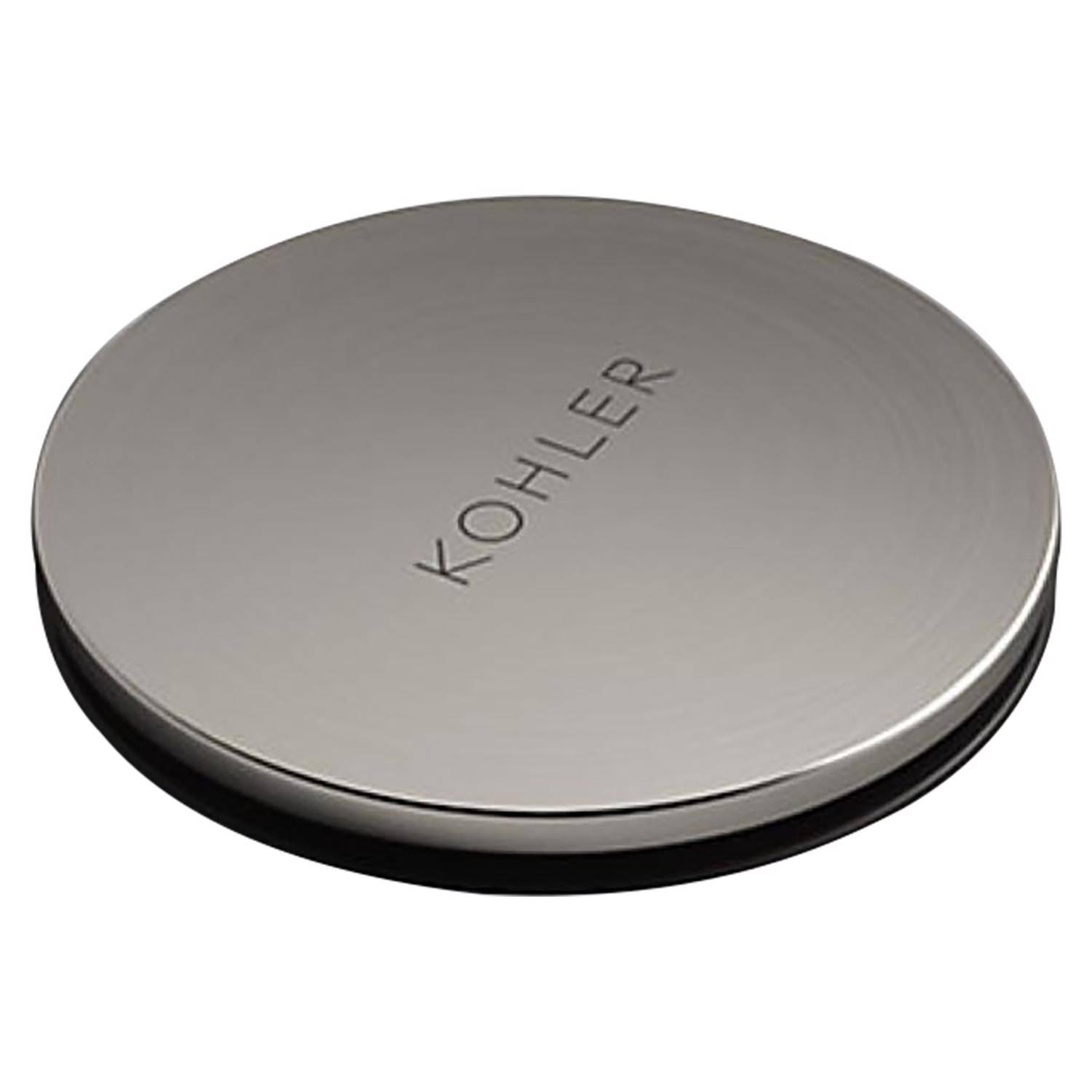 Kohler Standard Clicker Drain with Overflow in Vibrant Brushed Nickel