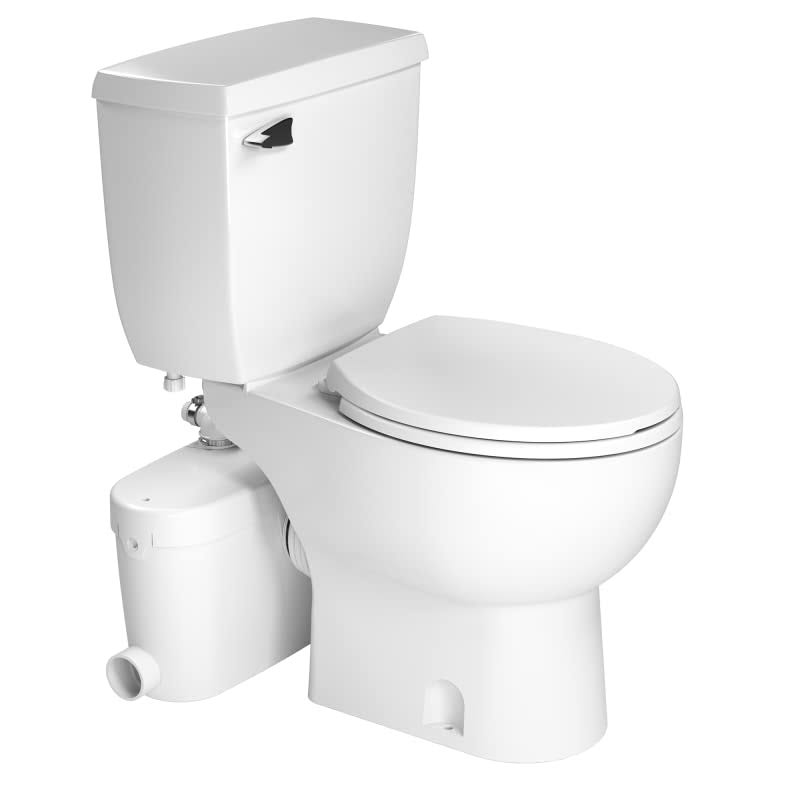 Saniflo Sanaccess3 Round Bowl Toilet with Pump White