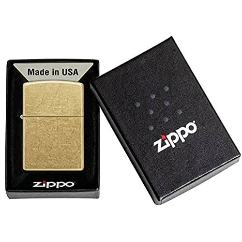 Zippo 48267 Street Brass Classic Pocket Lighter