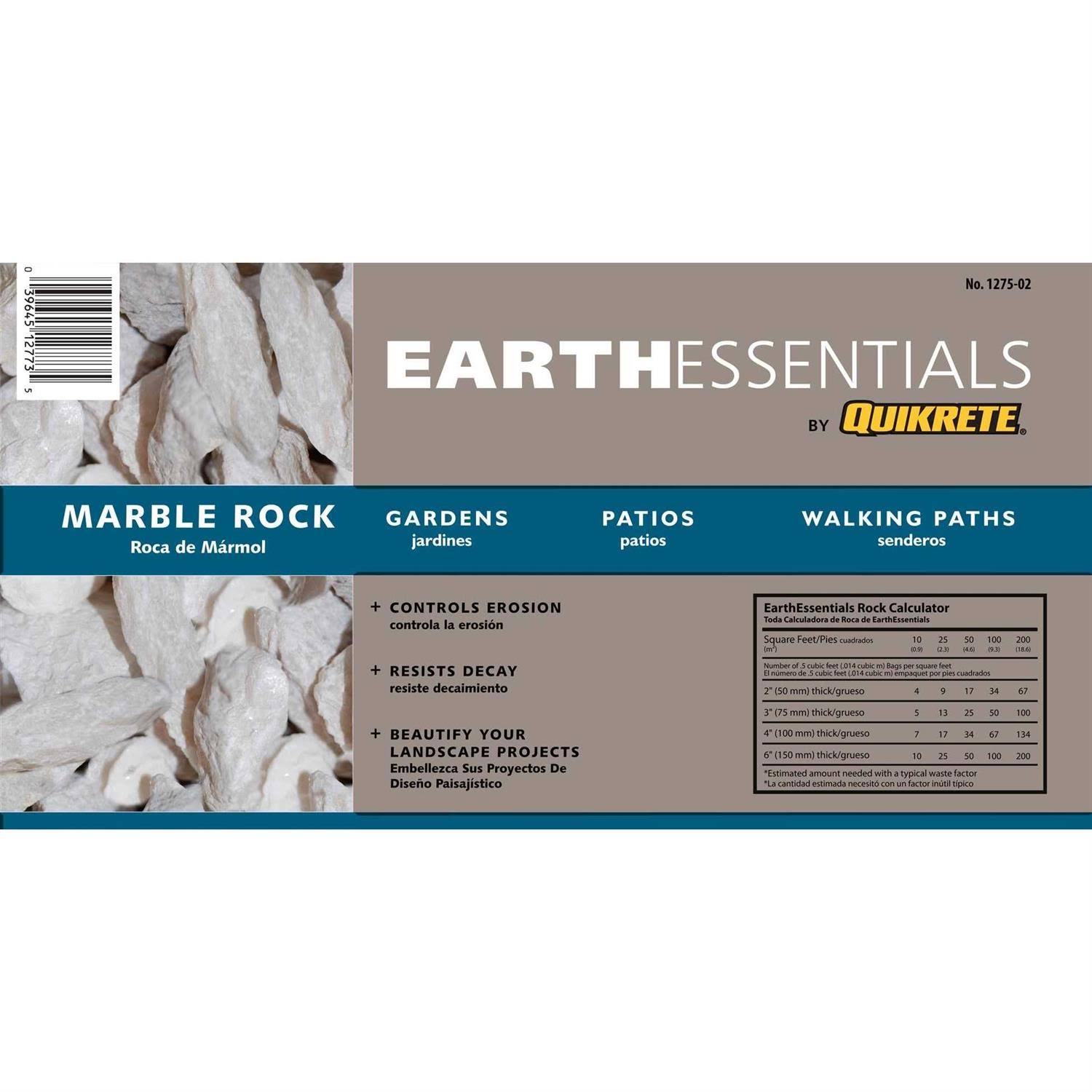 EarthEssentials by Quikrete 0.5-cu ft White Marble Chips | 127502