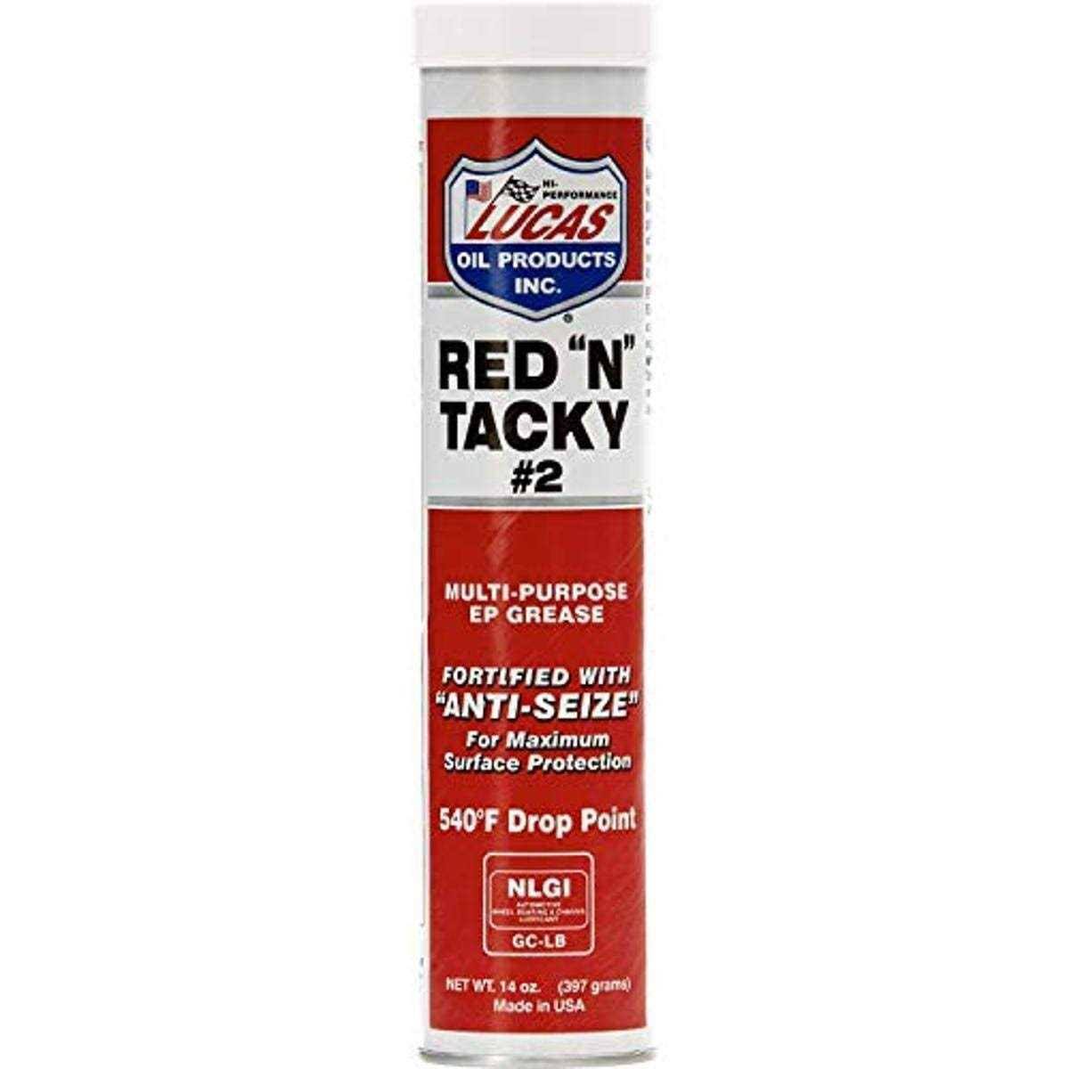 Lucas Oil Products Red N Tacky Grease 10005-30