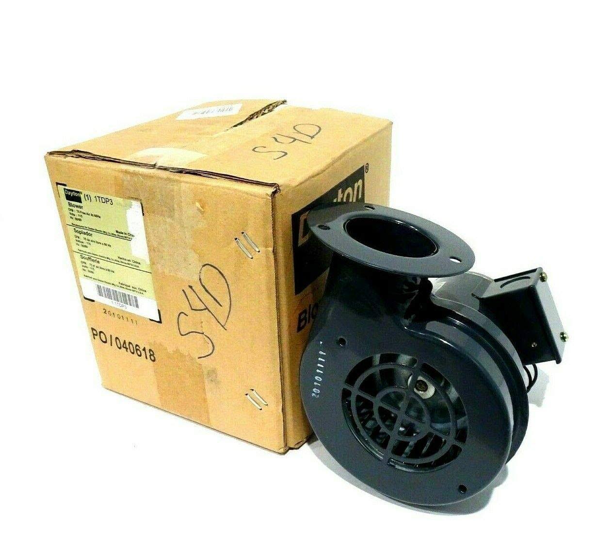 Dayton 1TDP3 Blower 75 CFM 3016 RPM 115V 60/50Hz (4C443)