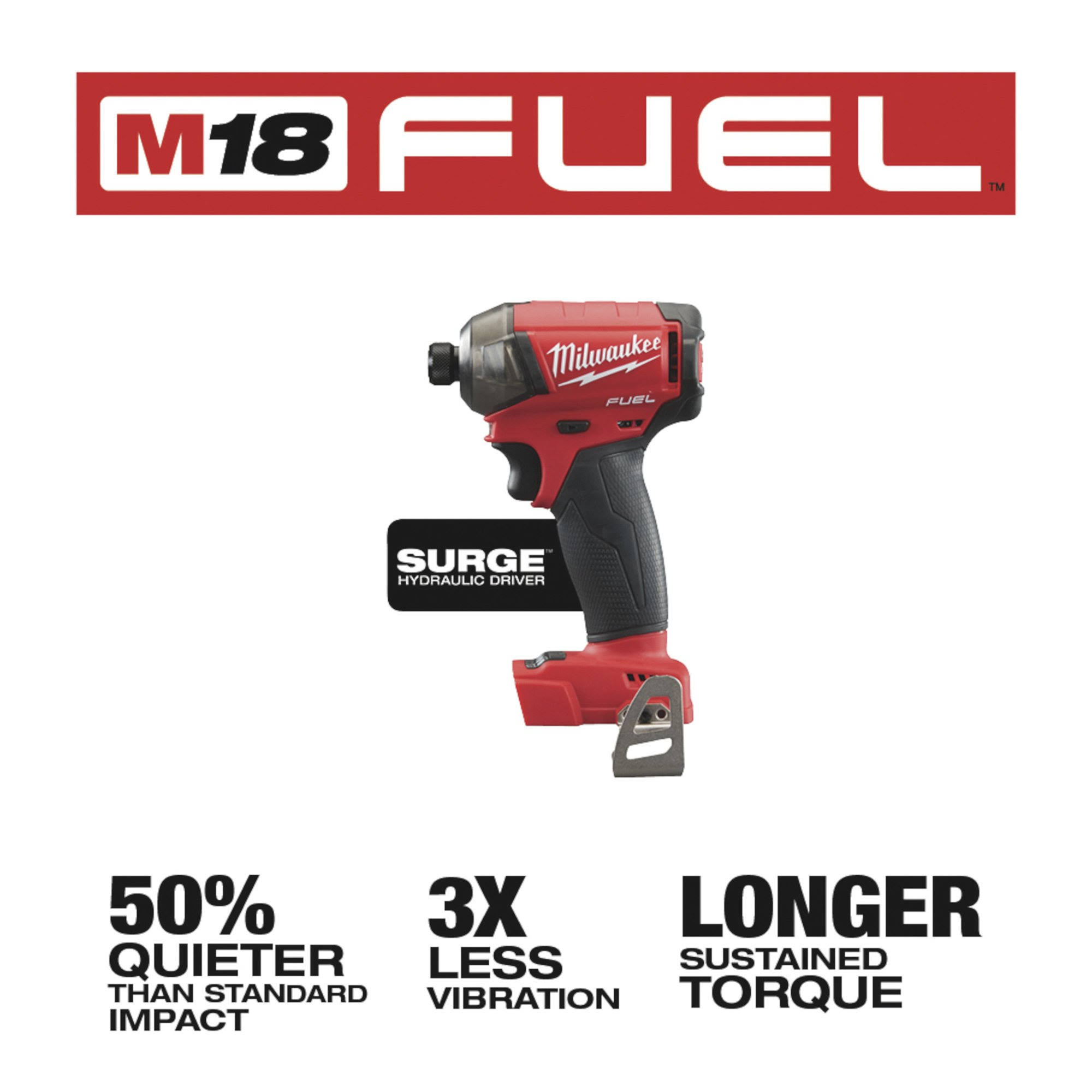 Milwaukee 2760-20 M18 FUEL SURGE 1/4 Hex Hydraulic Driver, Tool Only