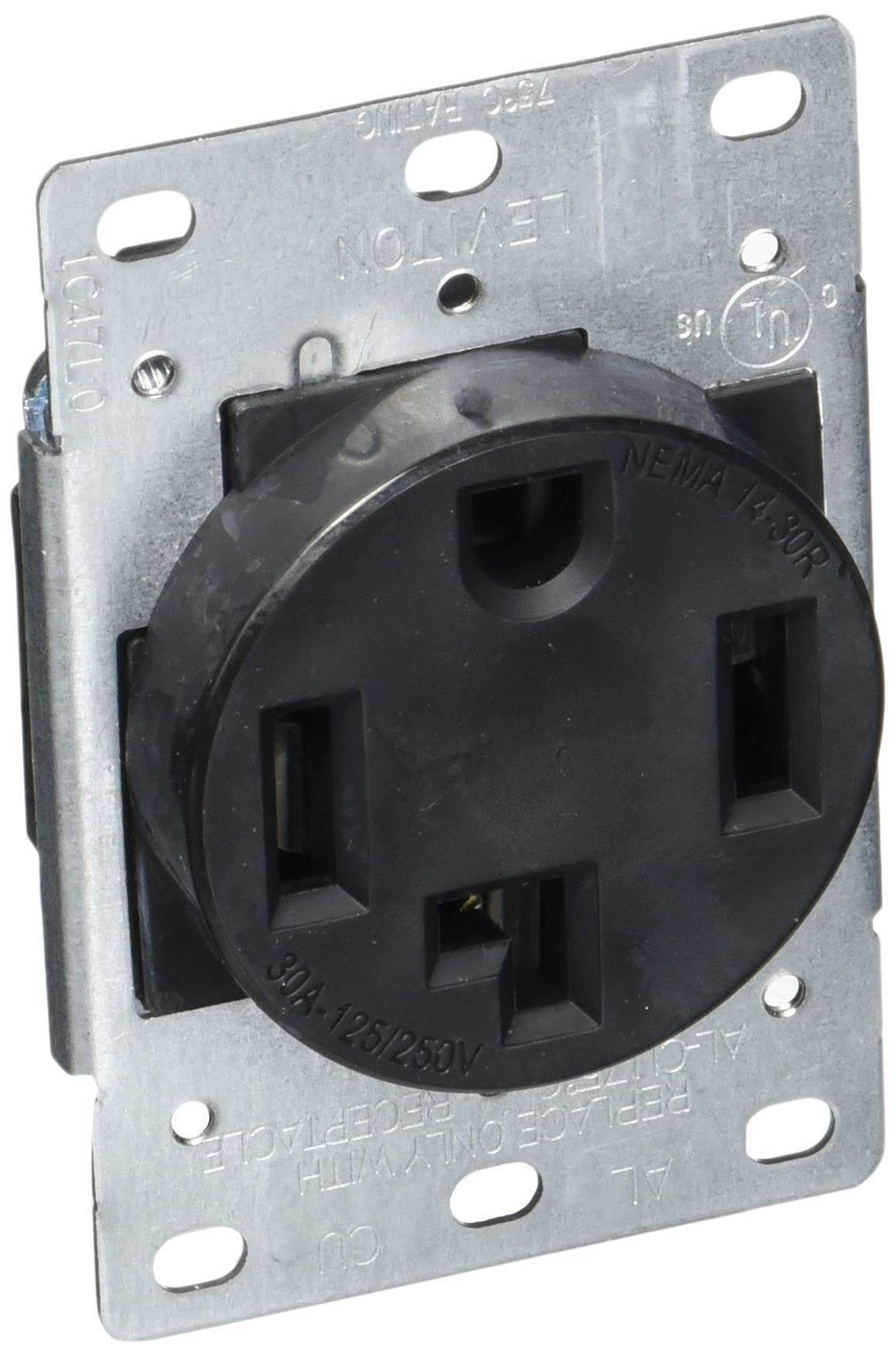 Leviton Flush Dryer Outlet R10-00278-s00