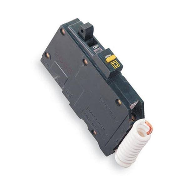Square D Single Pole Ground Fault Circuit Breaker, 20 A