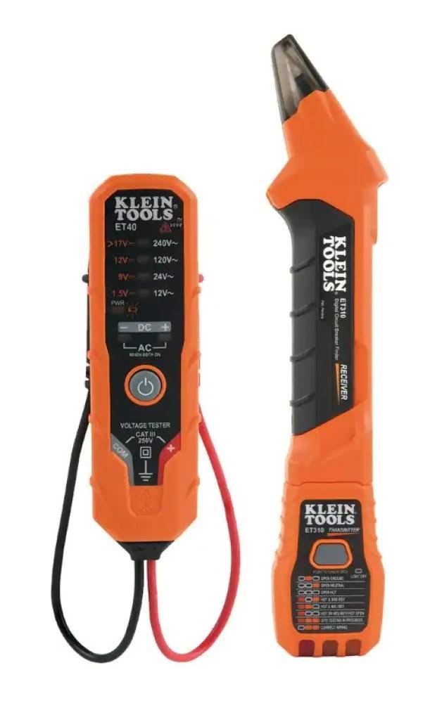 Klein Tools M2O41637KIT Digital Circuit Breaker Finder & Voltage Tester Tool Set