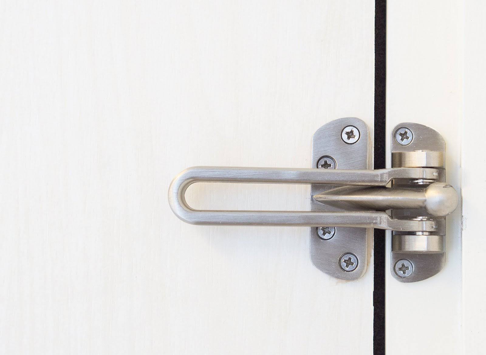 National Hardware N335-984 804 Door Security Guards in Nickel