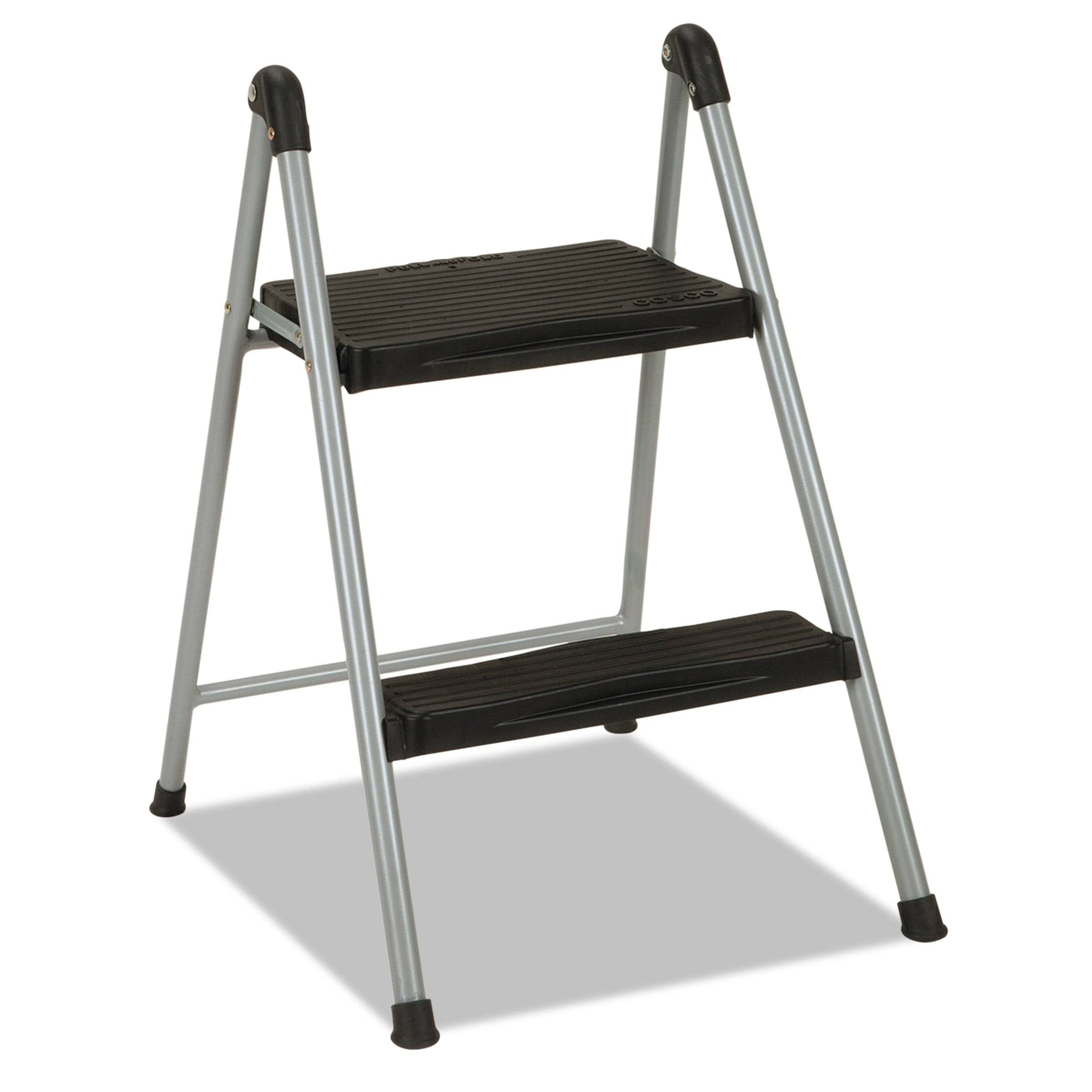 Cosco Folding Step Stool 2-Step, 200lb, 16 9/10