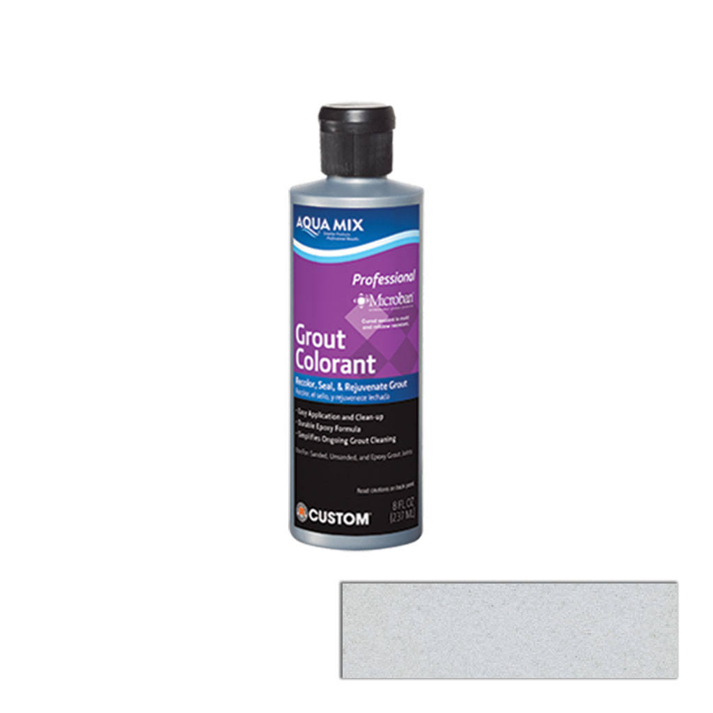 Aqua Mix Grout Colorant- 8 oz Bottle- Silver