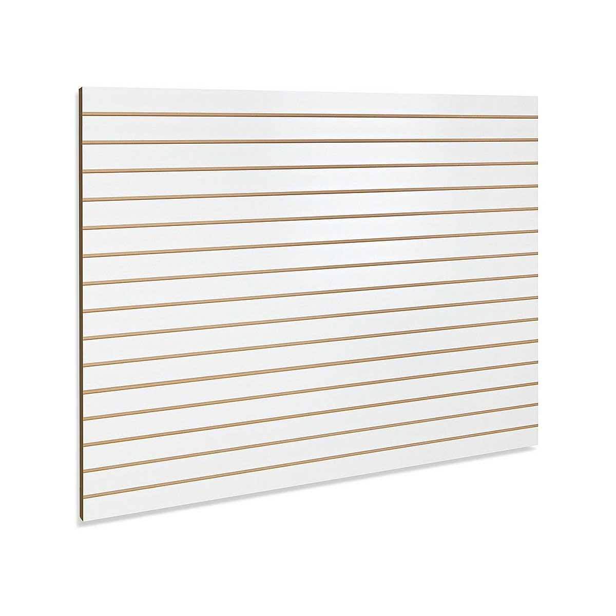 Slatwall Panels- 4 x 8', White Melamine- Anchor Core- Pack of 2- H-4774W
