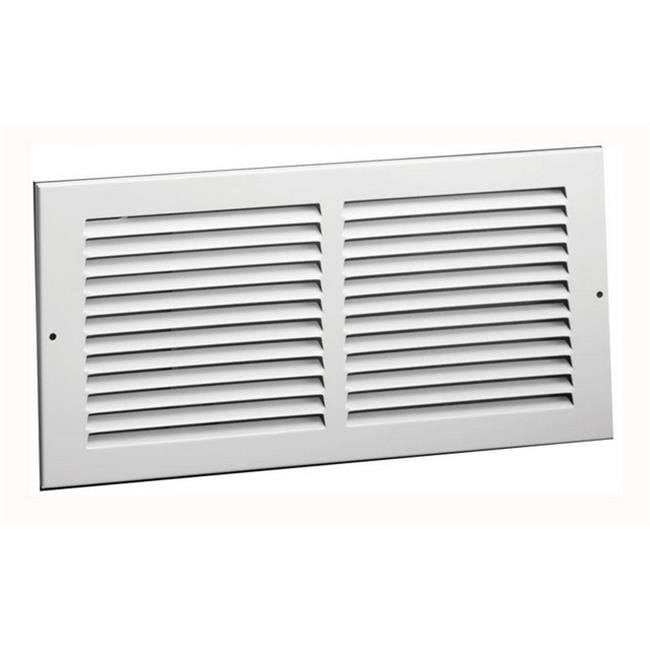 Tru Aire 12 in. H x 14 in. W White Steel Return Air Grille