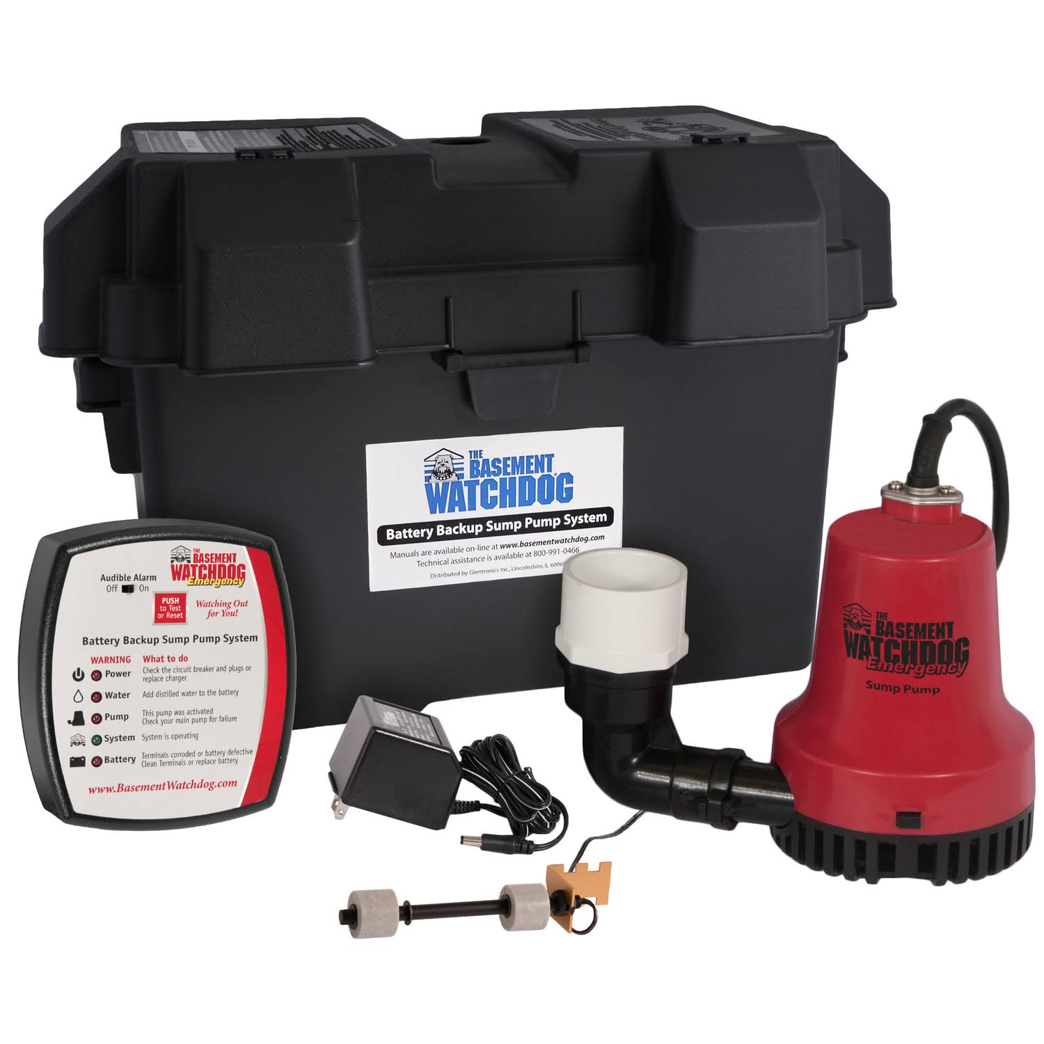 Basement Watchdog BWE Emergency Backup Sump Pump