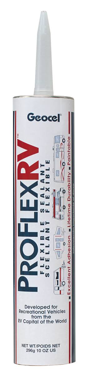 Geocel- ProFlex RV Flexible Sealant Clear 10 oz .