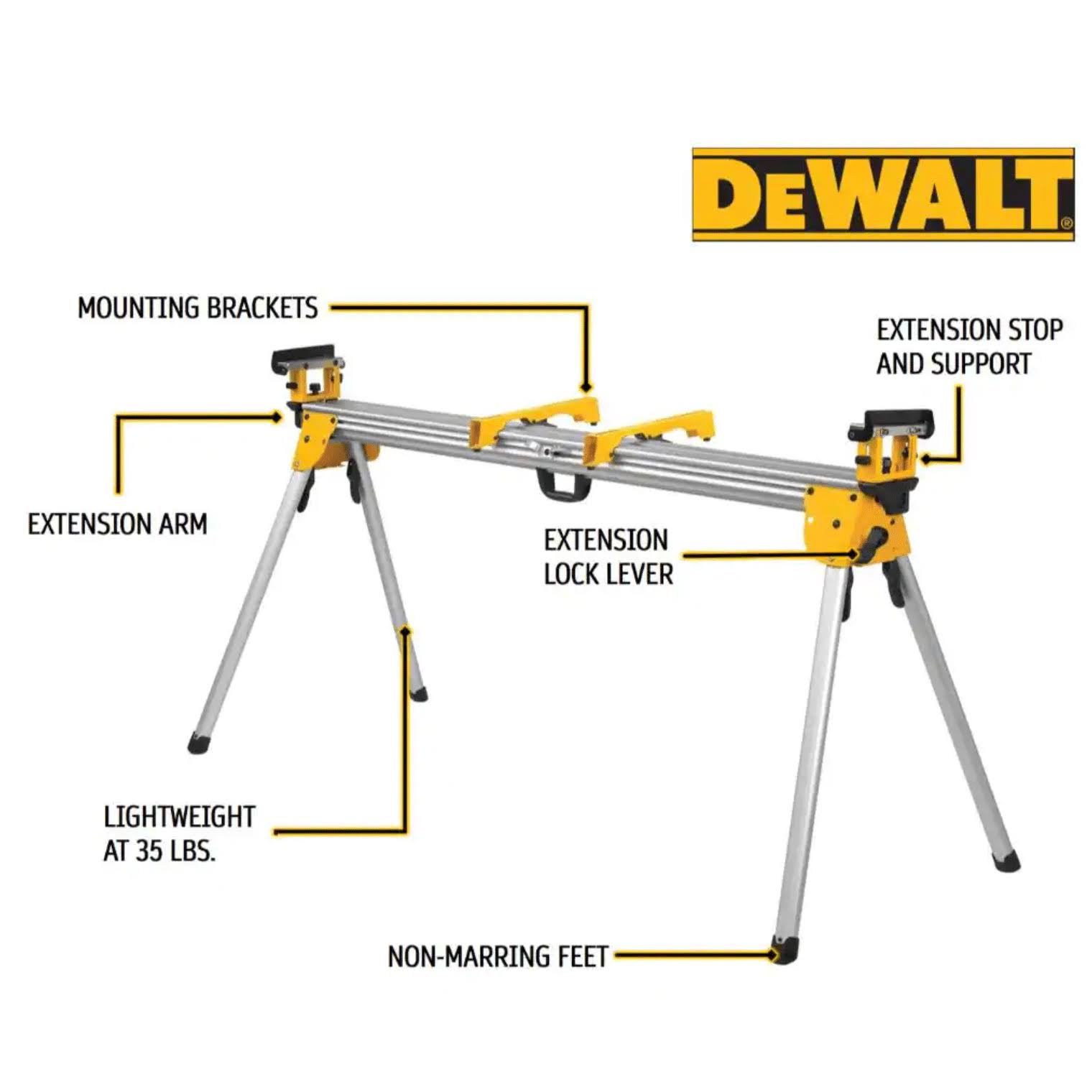 DeWalt DWX723 Heavy Duty Miter Saw Stand