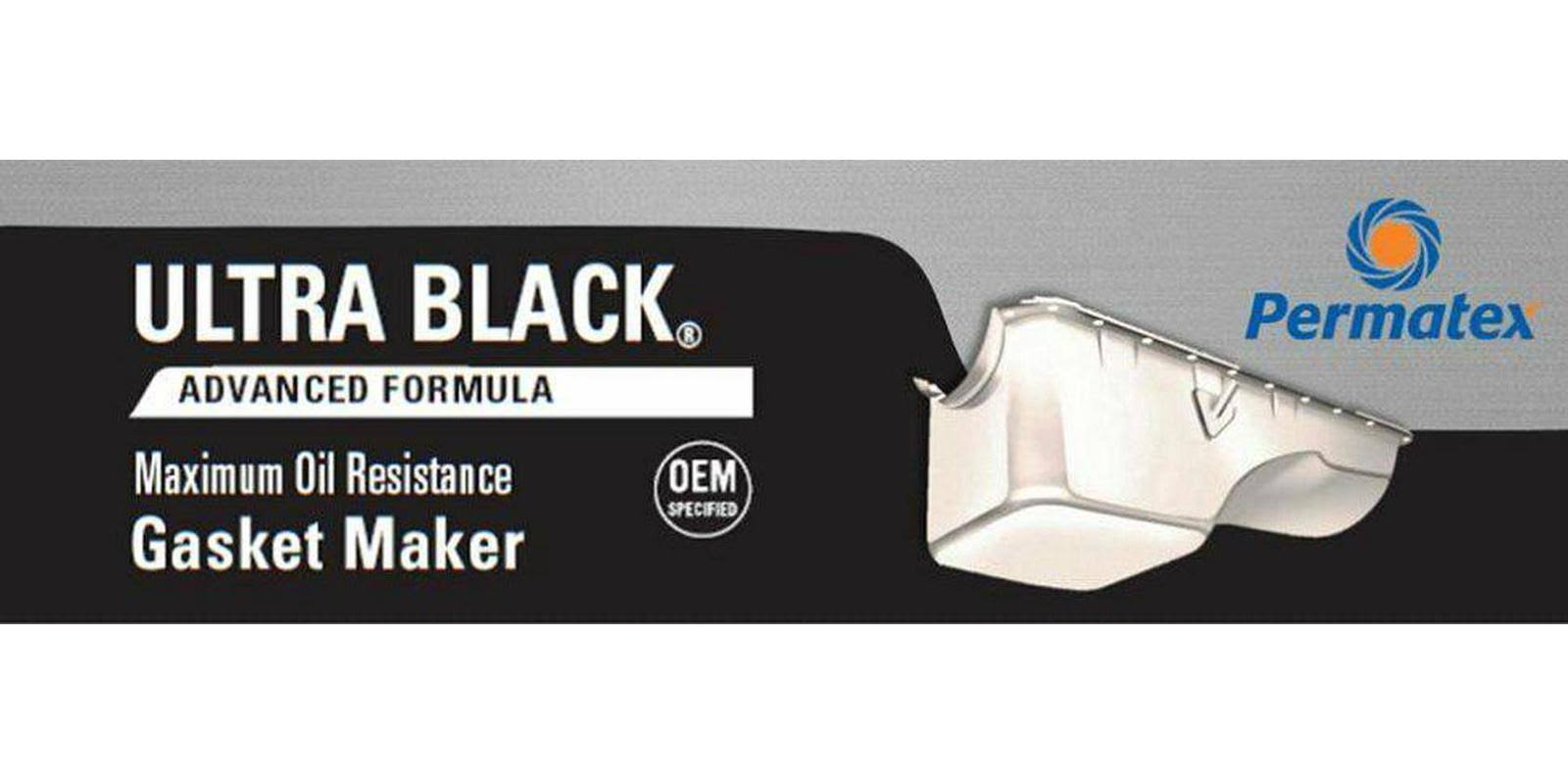 Permatex Ultra Black RTV Silicone Gasket Maker 3 oz.- 75190