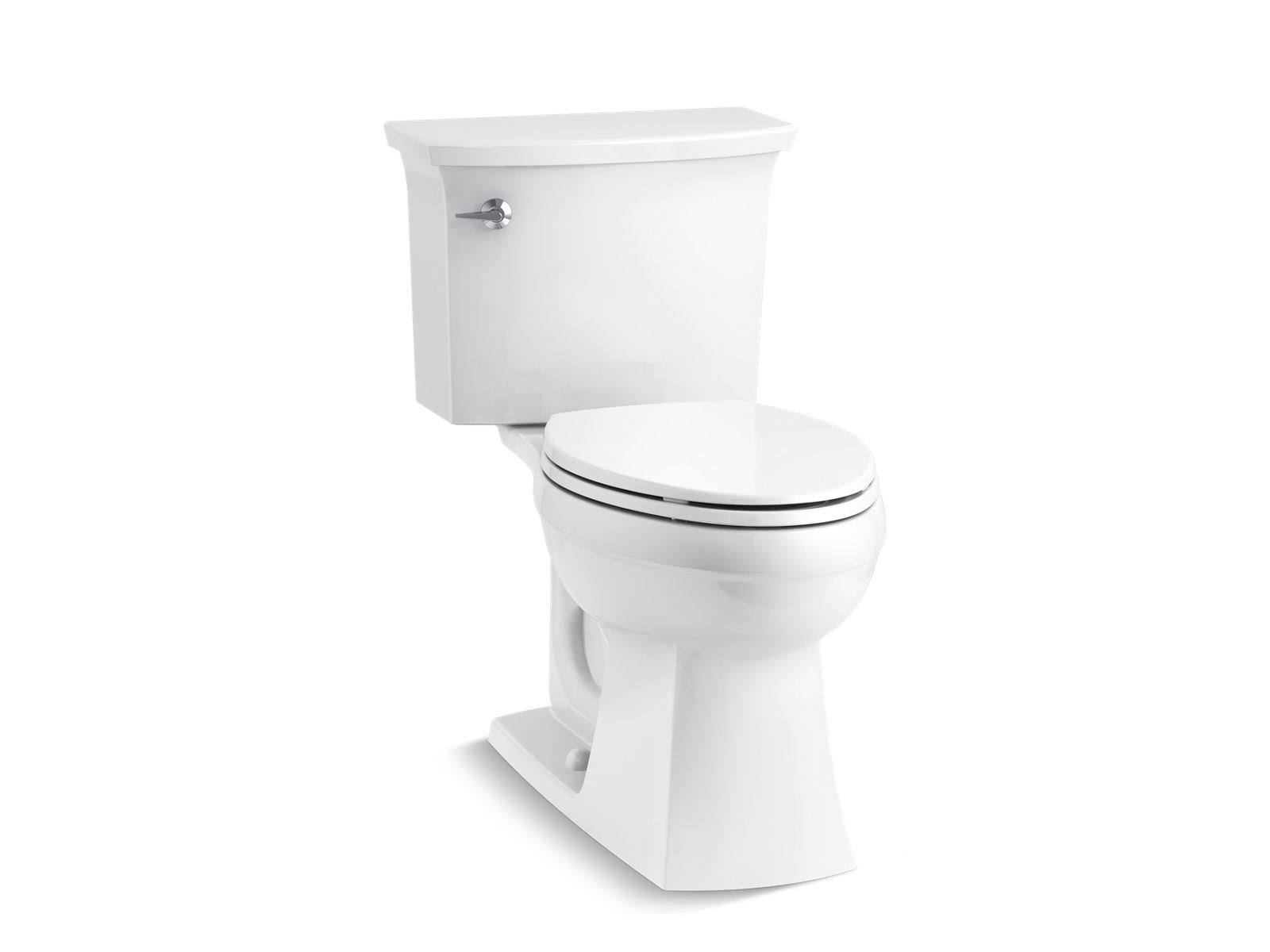 Elmbrook Revolution 360 Complete Solution 2-Piece 1.28 GPF Single Flush Elongated Toilet in. White (Seat Included )