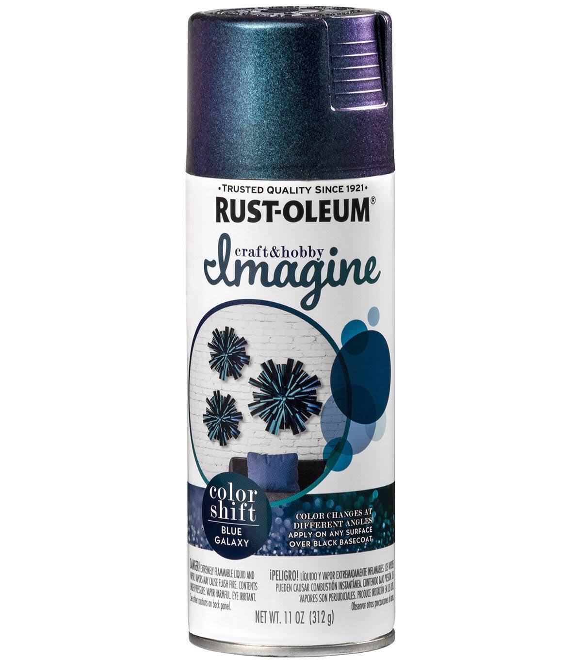 Rust-Oleum Imagine 345663 Craft Spray Paint, Blue Galaxy, 11 oz, Can