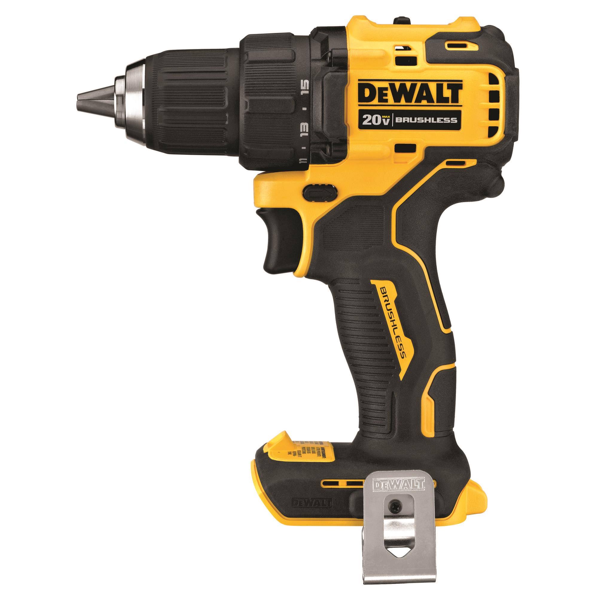 DeWalt DCD708B Atomic 20V MAX* Brushless Cordless Compact 1/2 in Drill/Driver (Tool Only)