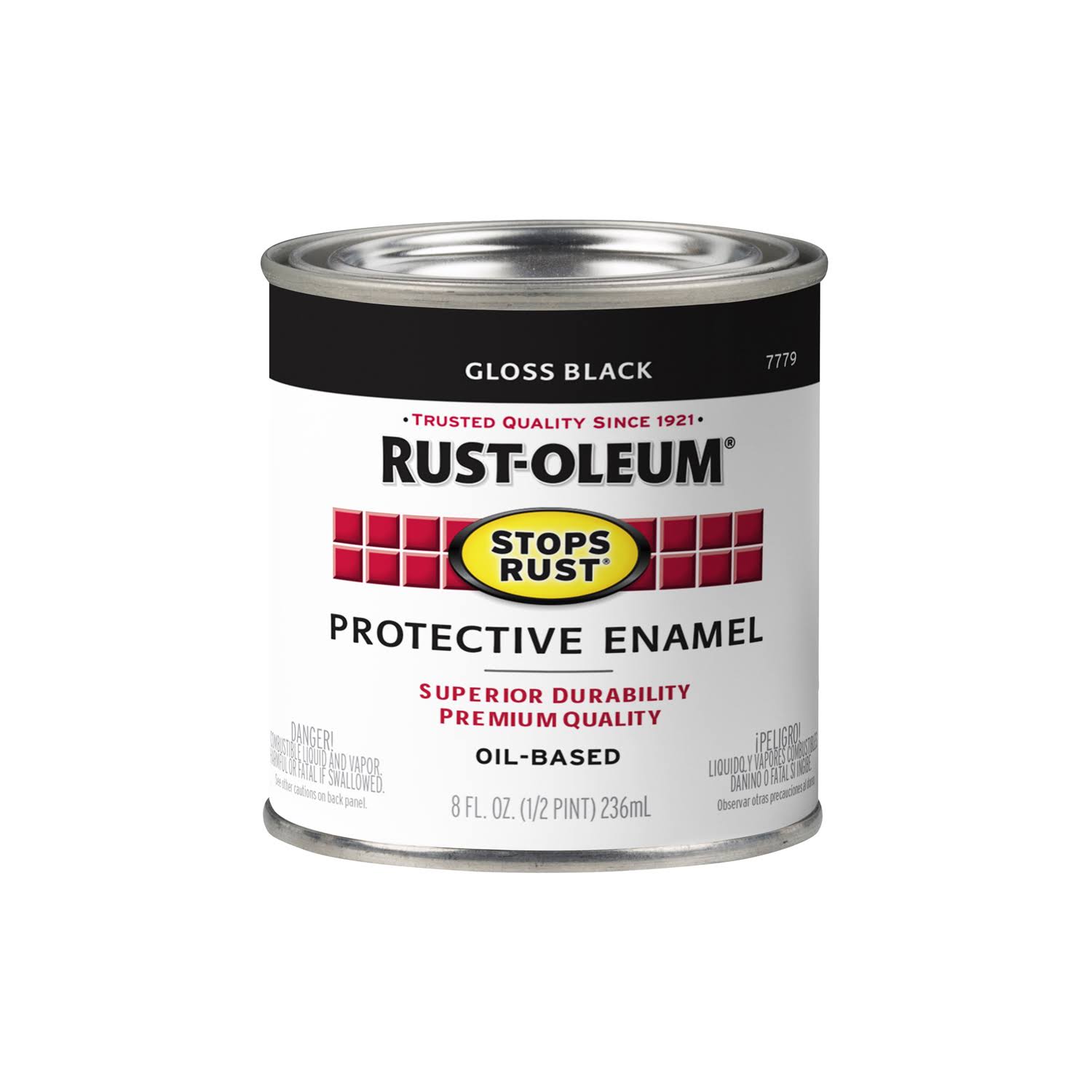 Rust-Oleum Stops Rust Protective Enamel Gloss Black 1/2 PT