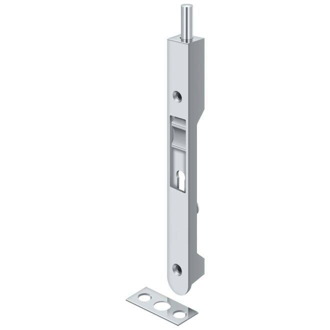 Deltana 7FBZ15 7 in. Flush Bolt- Satin Nickel- Zinc